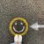 Person with feet pointing towards smiley face on the ground