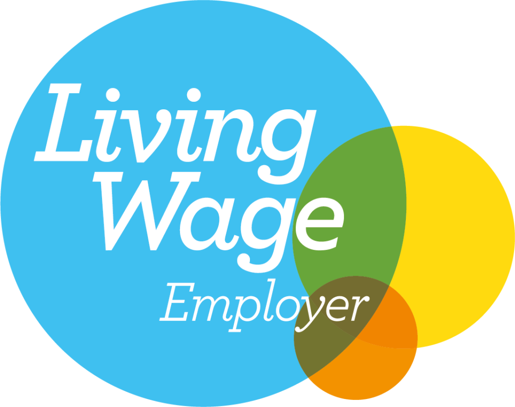 Living wage employer logo.